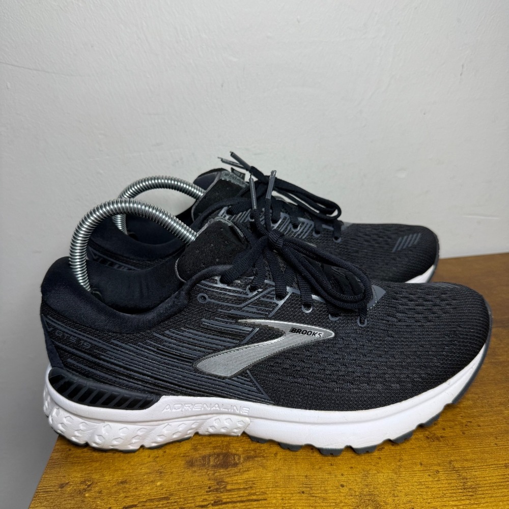 Brooks Men’s Black and White Athletic Running Shoes